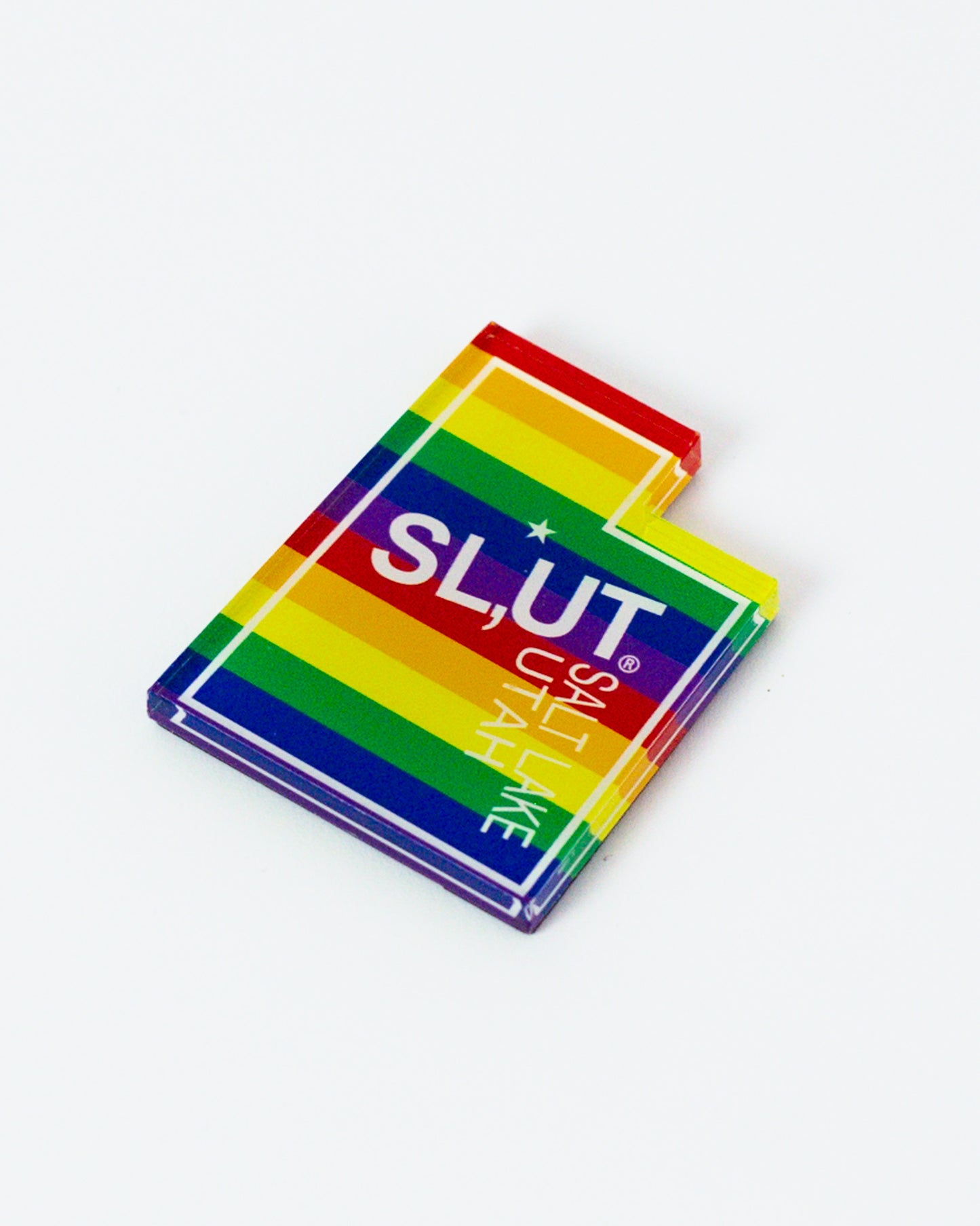 Utah Shape Rainbow Magnet