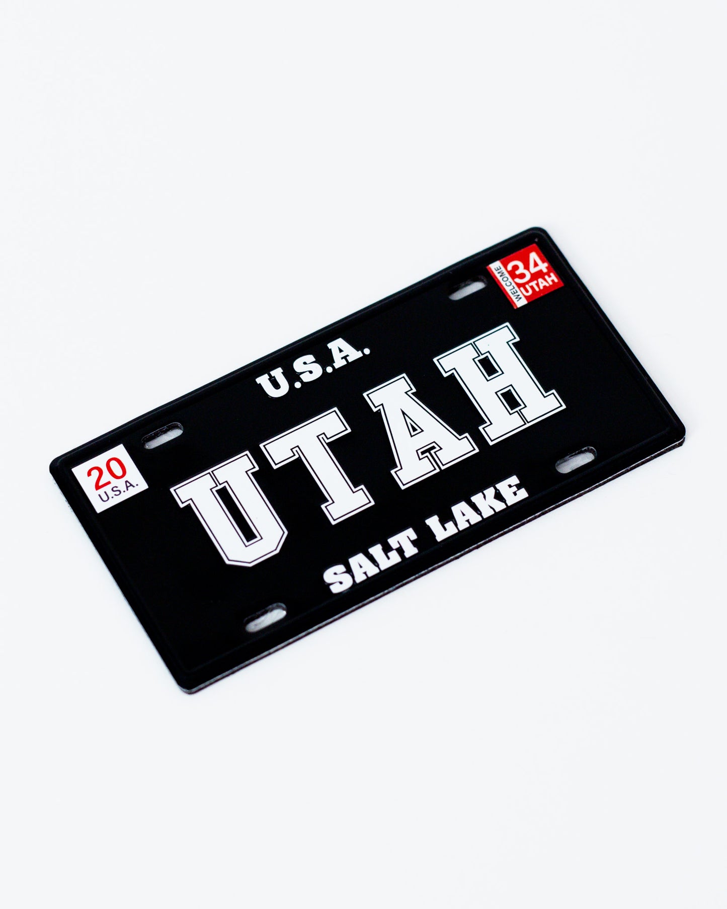 Utah Black Plate Magnet
