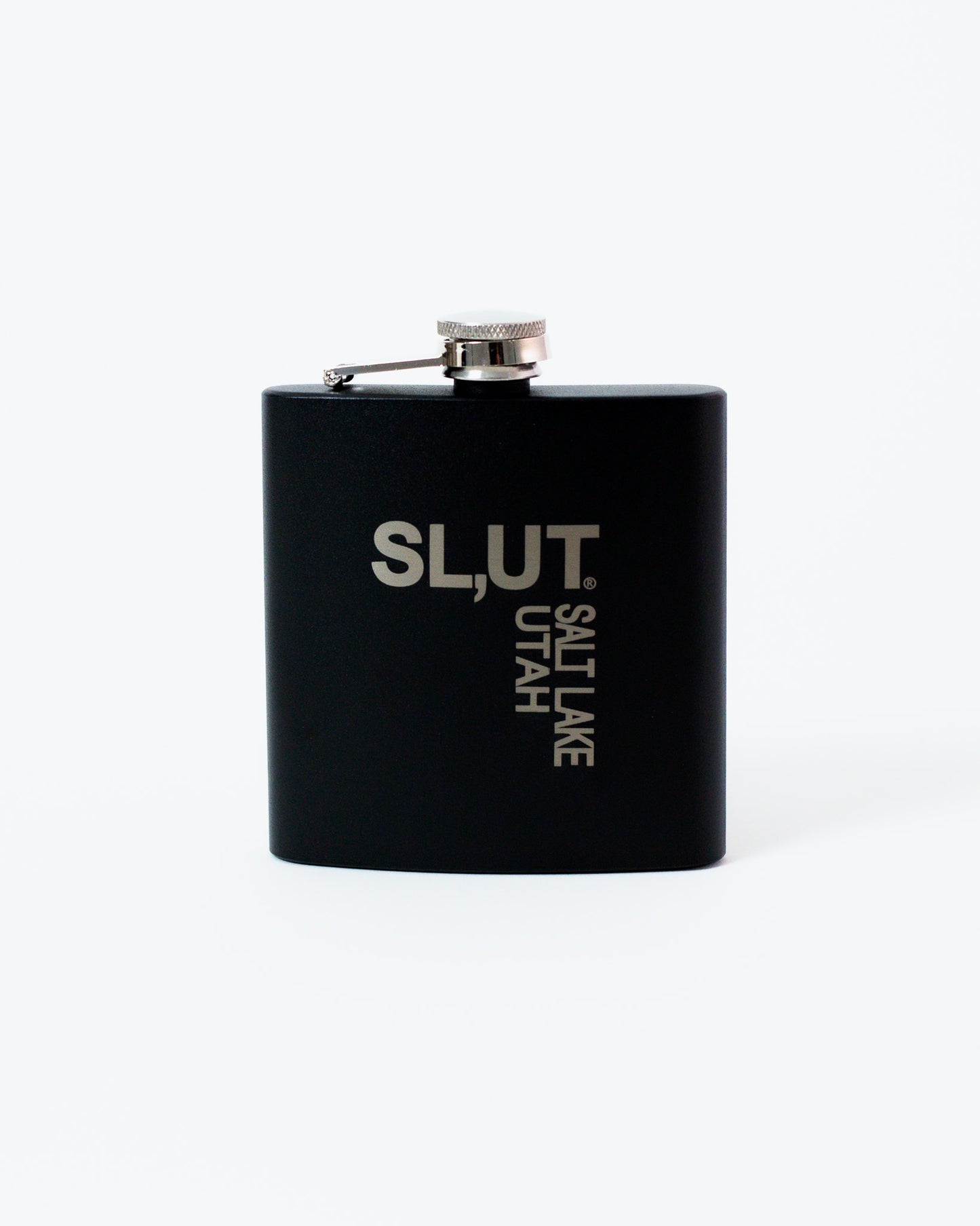 Black 6 Oz Flask