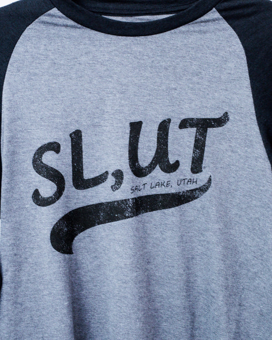 Black 3/4 Raglan Sleeve T-Shirt