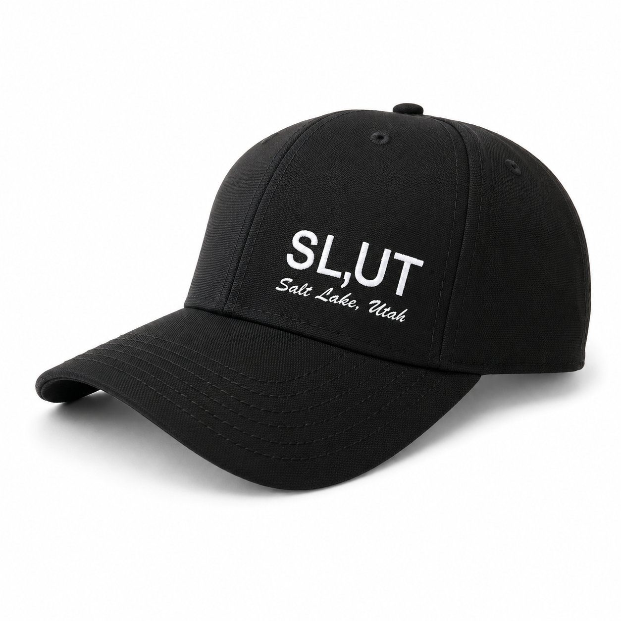 Black SL,UT Trucker Cap