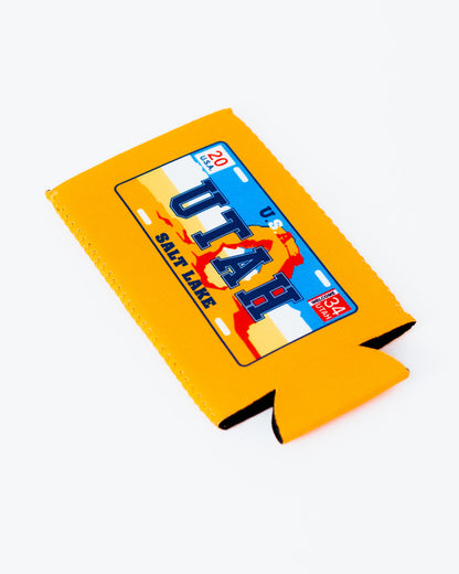 Orange Slim Utah Arch Can Cooler Magnet