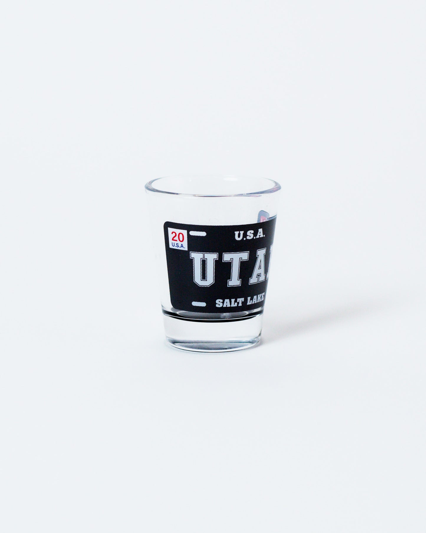 Utah Black Plate Shot Glass