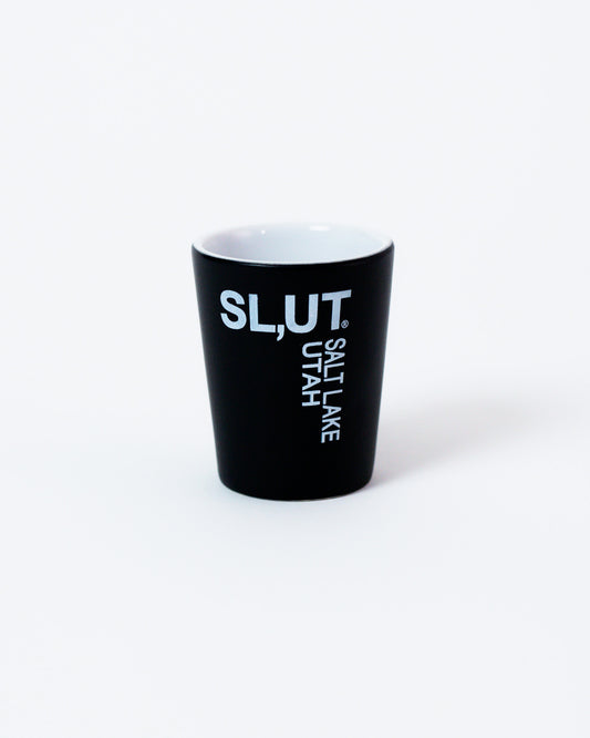 Black And White Ceramic Shot Glass