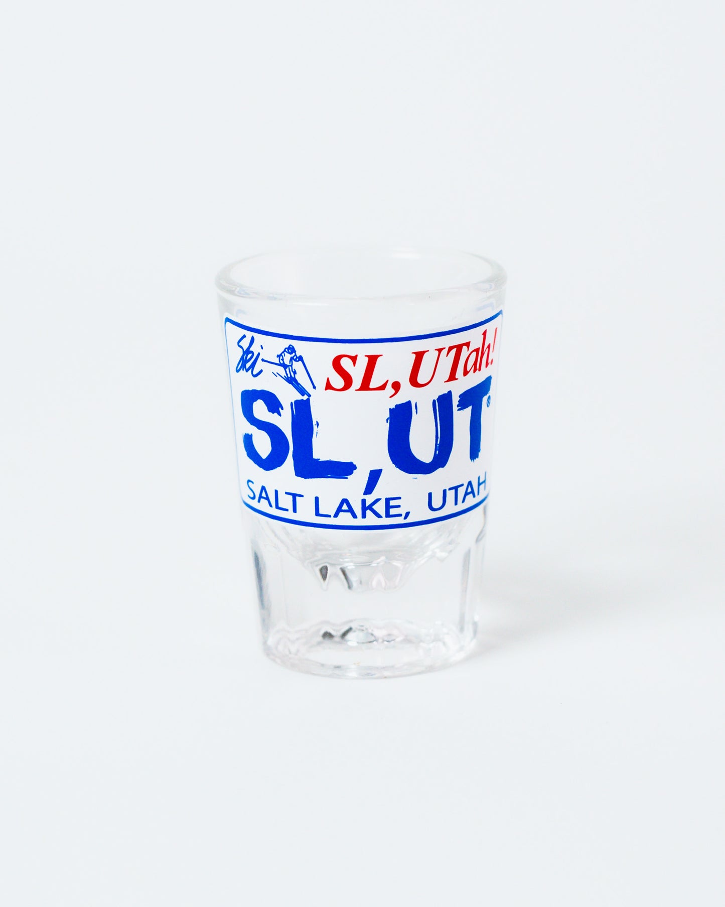 Ski Plate Shot Glass