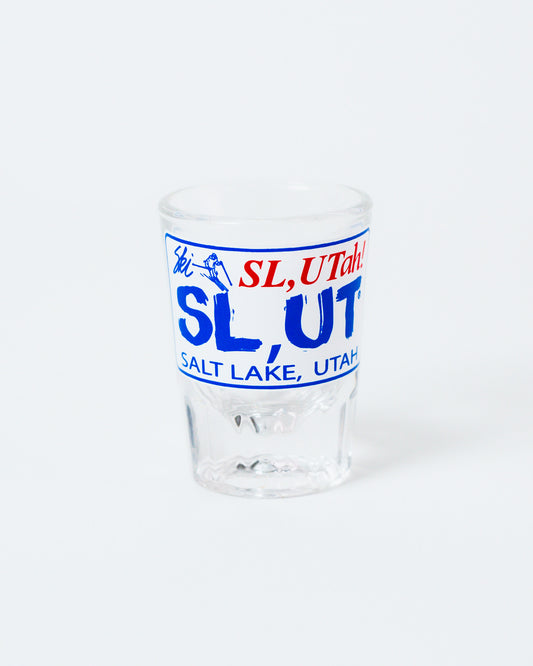 Ski Plate Shot Glass