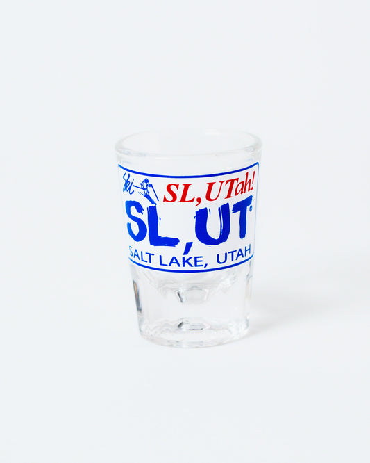 Ski Plate Shot Glass