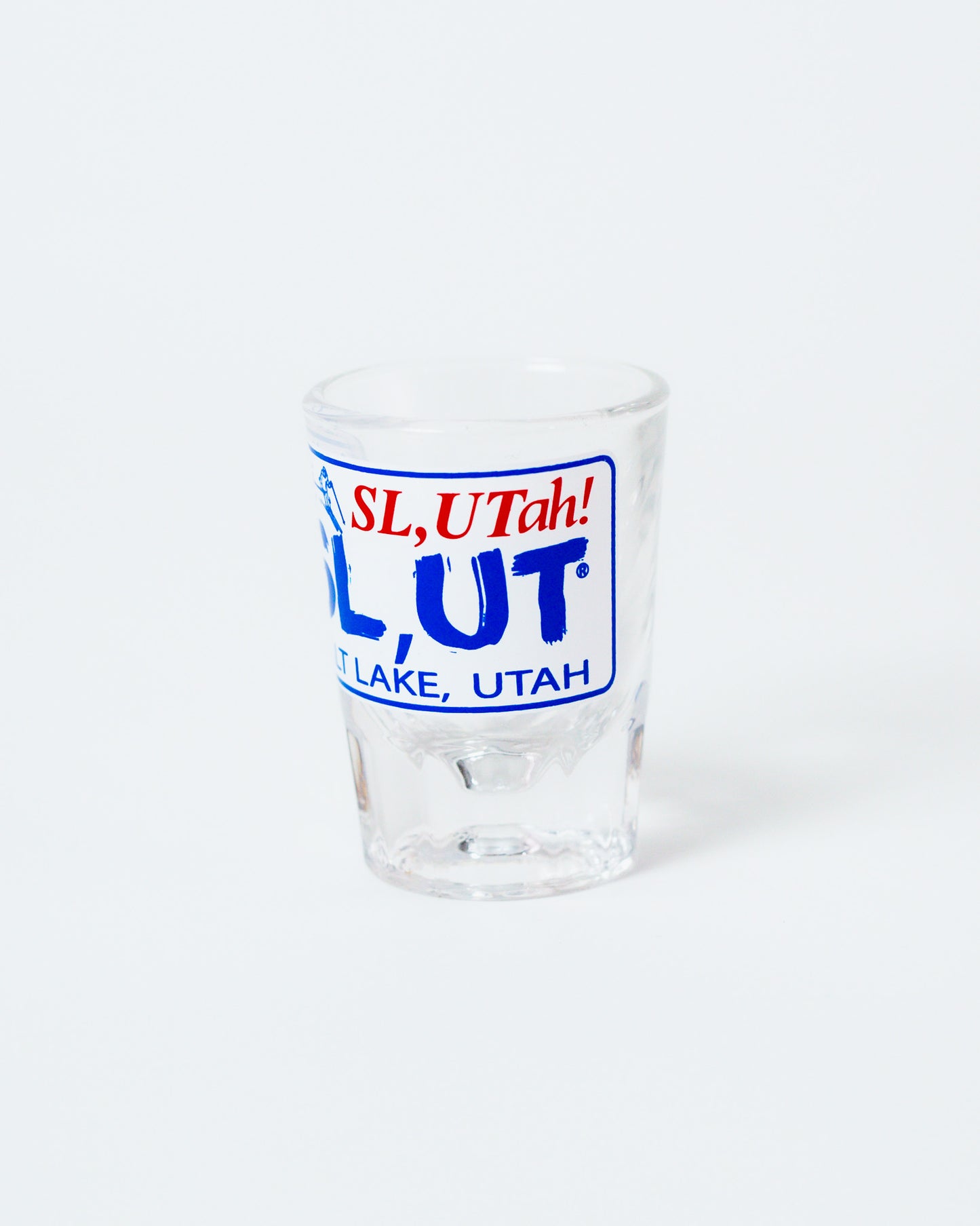Ski Plate Shot Glass