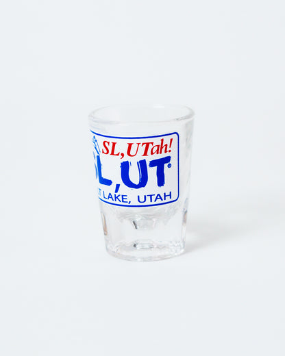 Ski Plate Shot Glass