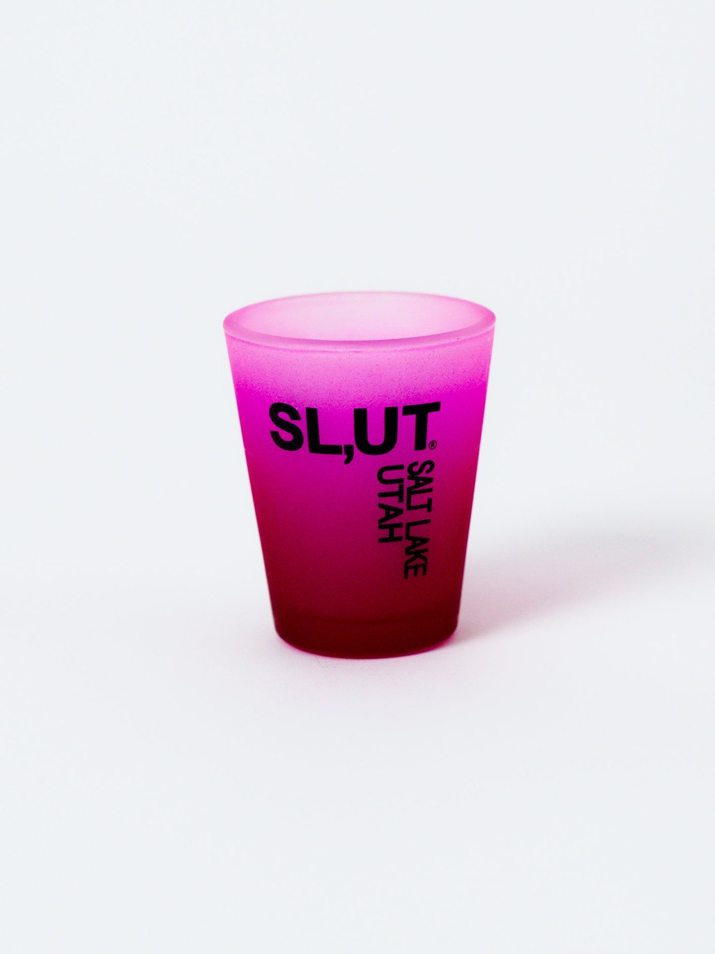 Pink Frost Shot Glass