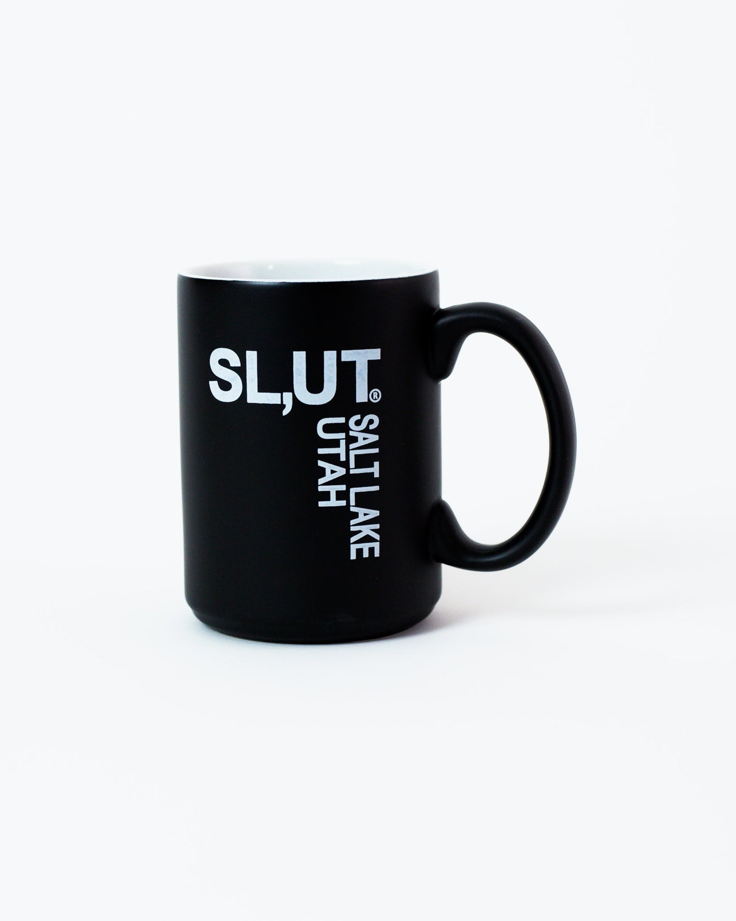 Black Plate Coffee Cup