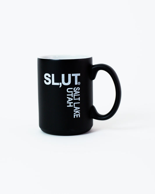 Black Plate Coffee Cup