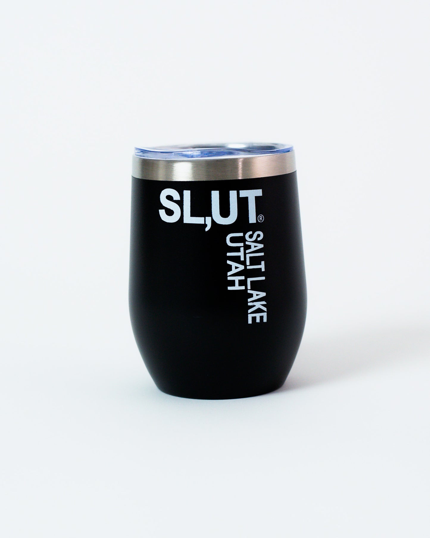 Black Insulated Wine Tumbler