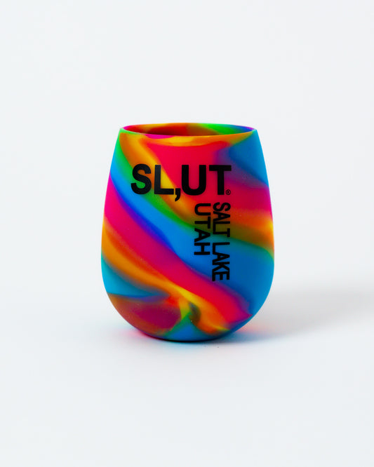 Rainbow Silicone Cup
