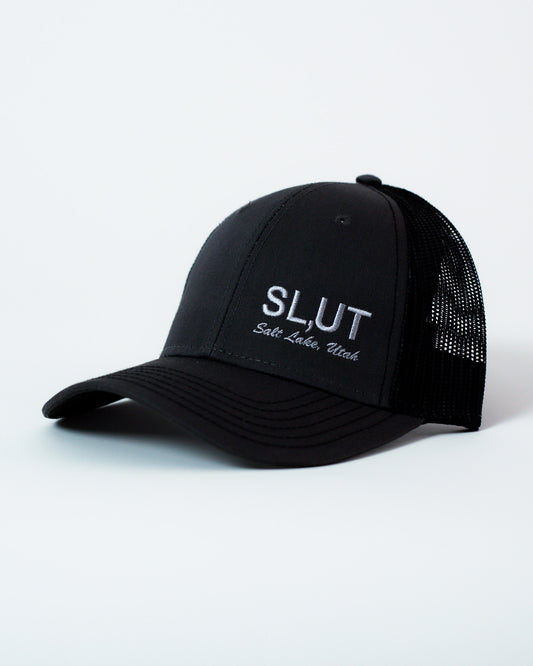 Black SL,UT Mesh Trucker
