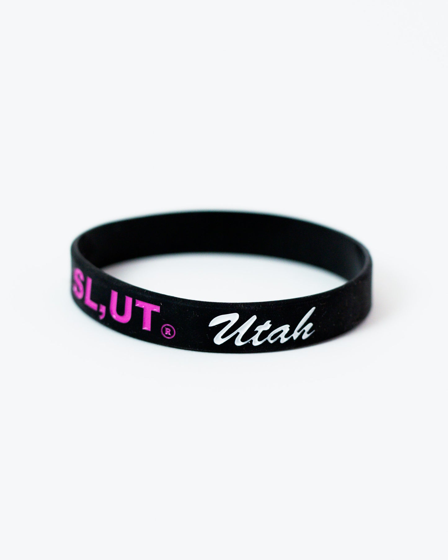 Black/Pink Wrist Band