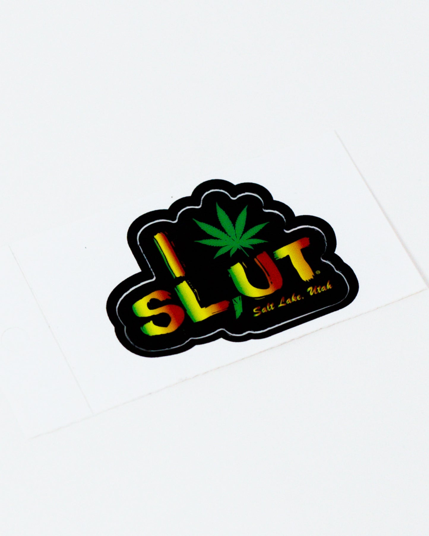 Hemp Leaf Rasta Sticker
