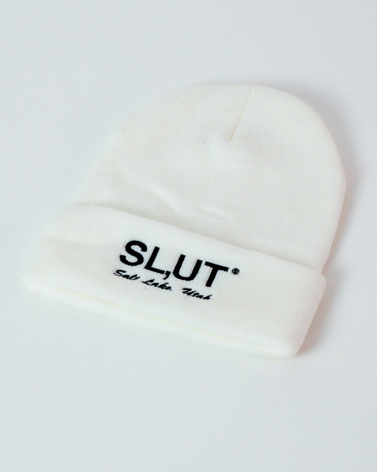 White SL,UT Beanie