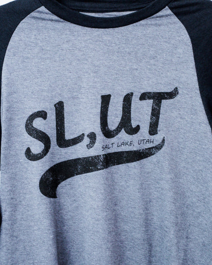 Black 3/4 Raglan Sleeve T-Shirt